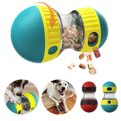 Food Dispensing Dog Toy Tumbler Puzzle Ball Interactive Slow Feeder