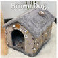 Foldable Dog and Cat Bed Warm Winter House Removable Nest Pet Sofa