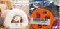 Portable Pet Nest Warm Dog and Cat Bed for Autumn and Winter Comfort