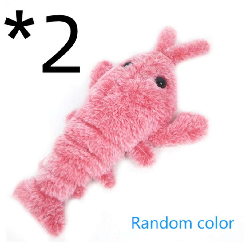 Pet Toys Electric Jumping Shrimp USB Charging Simulation