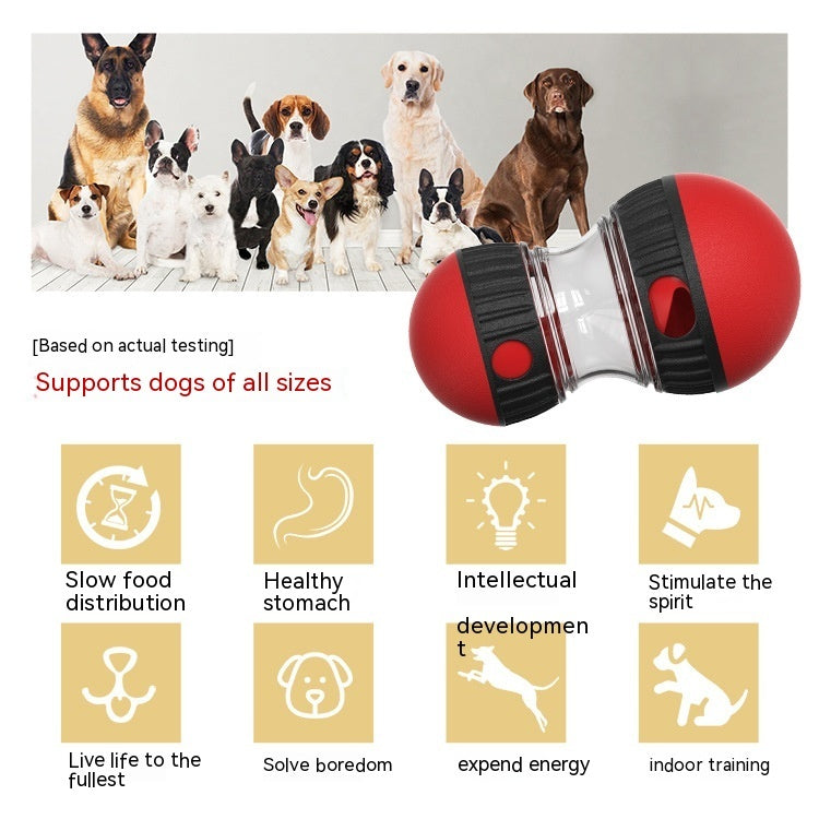 Food Dispensing Dog Toy Tumbler Puzzle Ball Interactive Slow Feeder