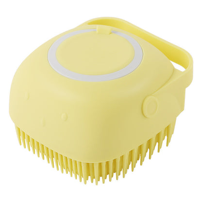 Silicone Dog Bath Massage Gloves Brush Pet Cat Bathroom