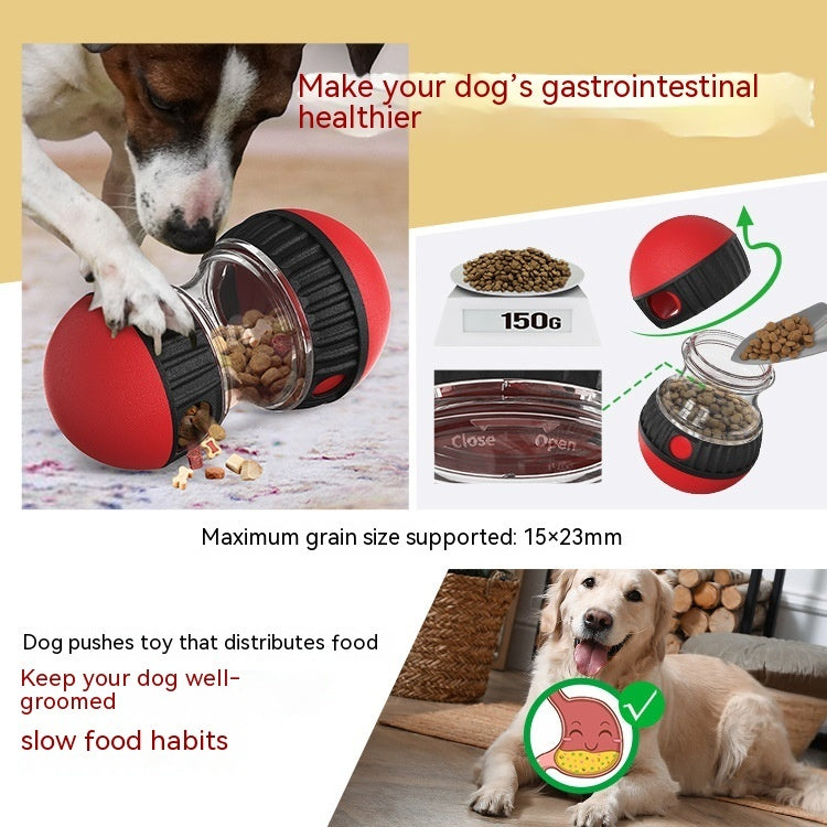 Food Dispensing Dog Toy Tumbler Puzzle Ball Interactive Slow Feeder