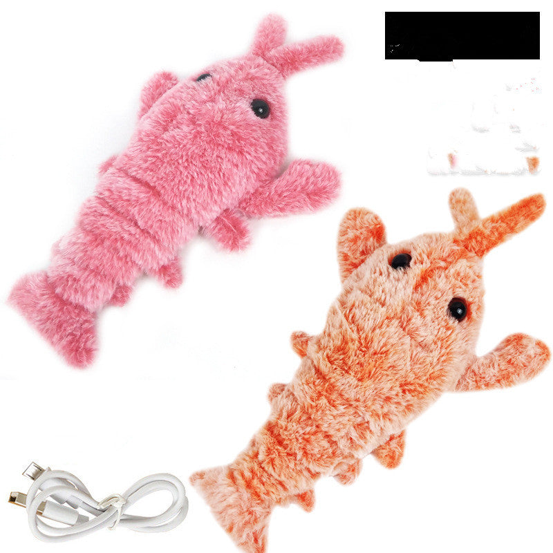Pet Toys Electric Jumping Shrimp USB Charging Simulation