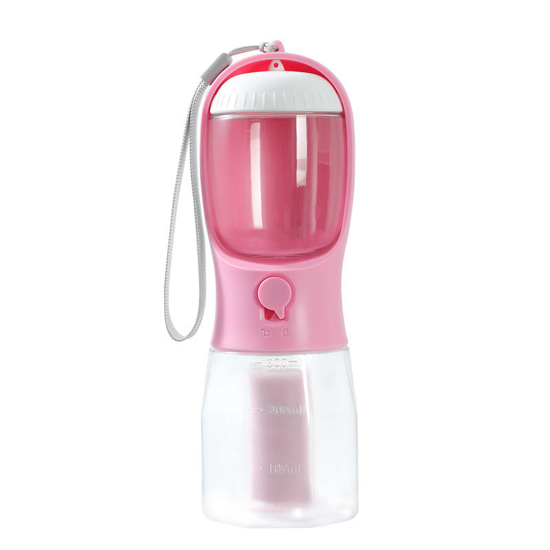 3-in-1 Dog Water Cup with Food Container and Portable Garbage Bag