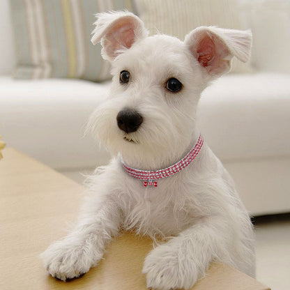 Bling Rhinestone Dog Collar Crystal Puppy Chihuahua Pet