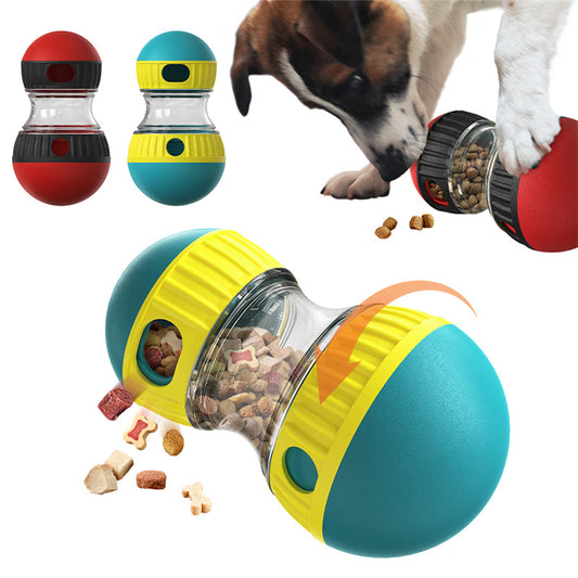 Food Dispensing Dog Toy Tumbler Puzzle Ball Interactive Slow Feeder