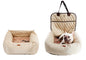 2 In 1 Pet Dog Carrier Folding Car Seat Pad Thickened