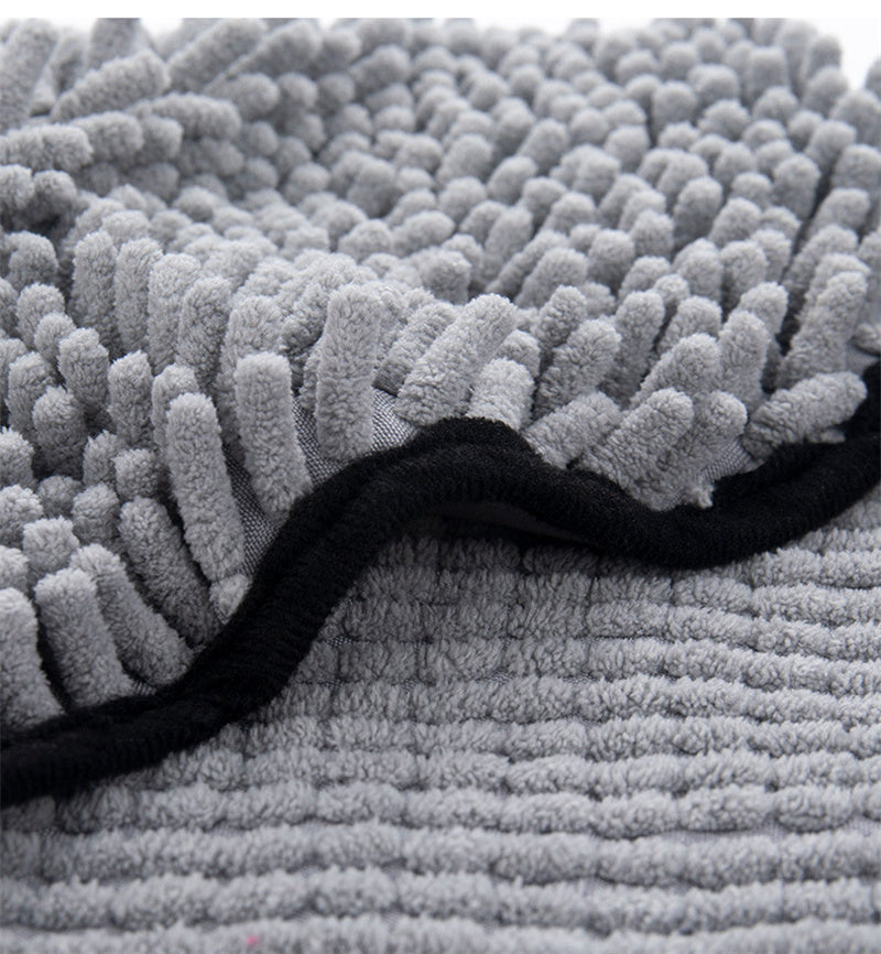 Dogs Cats Towels Super Absorbent Dog Bathrobe Microfiber