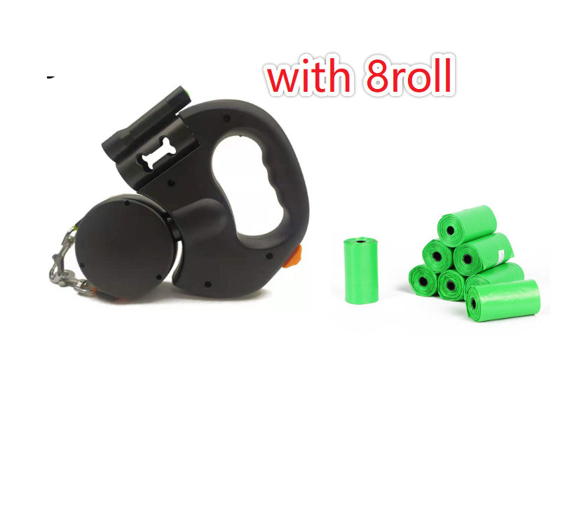 Retractable Dog Leash For Small Dogs Reflective Dual Leash