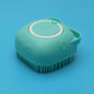 Silicone Dog Bath Massage Gloves Brush Pet Cat Bathroom