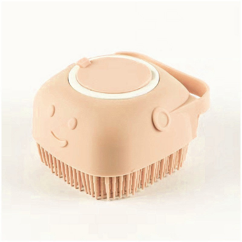 Silicone Dog Bath Massage Gloves Brush Pet Cat Bathroom