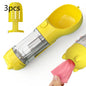 Pet Water Bottle Feeder Bowl Garbage Bag Storage Portable