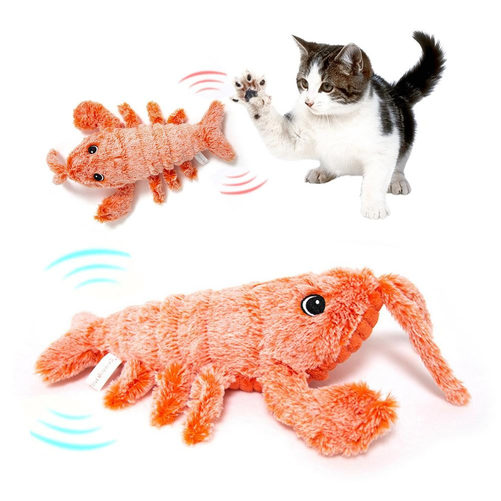 Pet Toys Electric Jumping Shrimp USB Charging Simulation